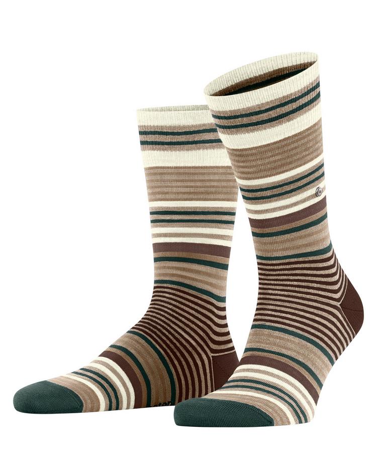 Burlington Burlington Stripe Socken Herren - cafe latte (4360) - 0 | SportScheck