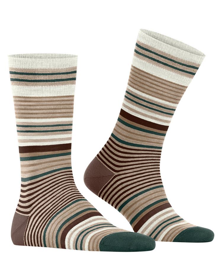 Burlington Burlington Stripe Socken Herren - cafe latte (4360) - 0 | SportScheck