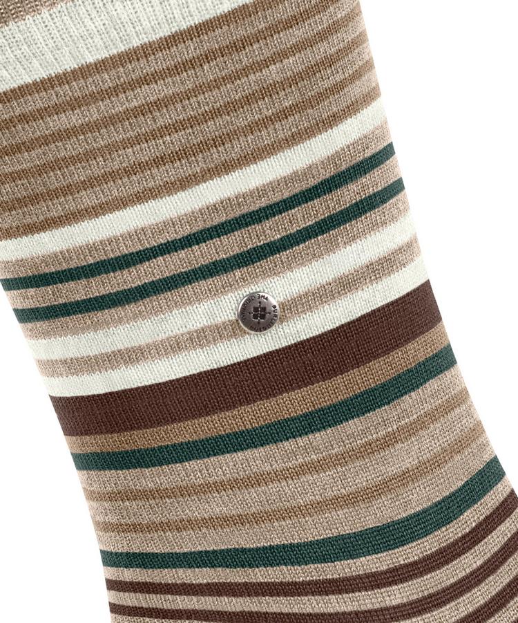 Burlington Burlington Stripe Socken Herren - cafe latte (4360) - 1 | SportScheck