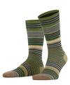Burlington Stripe Socken Herren - forest (7450)