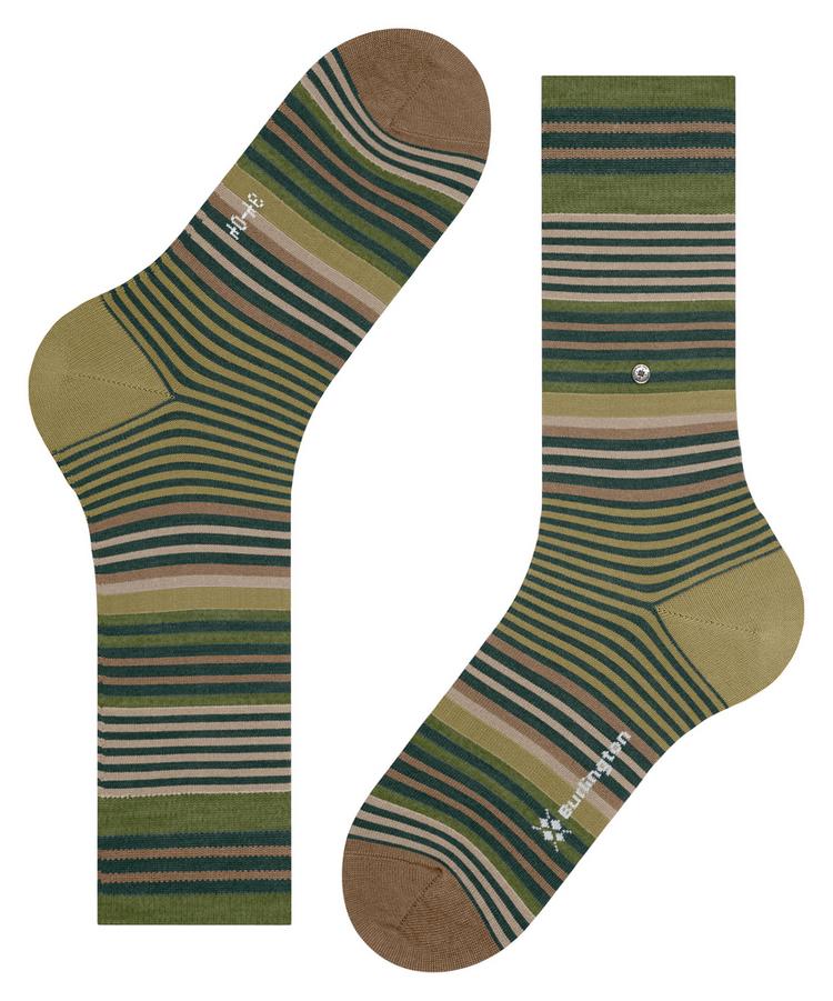 Burlington Burlington Stripe Socken Herren - forest (7450) - 2 | SportScheck