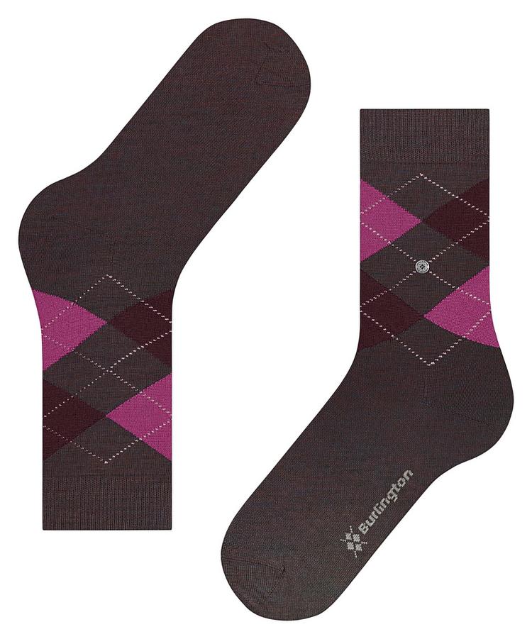Burlington Burlington Marylebone Melange SO Socken Damen - rose/grey (8560) - 2 | SportScheck