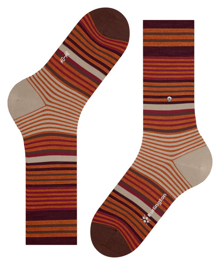 Burlington Burlington Stripe Socken Herren - marigold (8916) - 2 | SportScheck