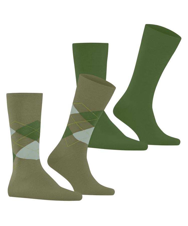 Burlington Burlington Everyday Mix SO 2-Pack Socken Herren - lime green (7473) - 0 | SportScheck