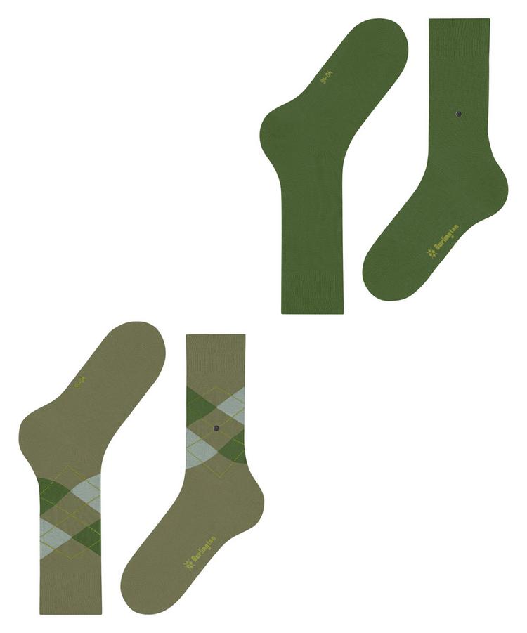 Burlington Burlington Everyday Mix SO 2-Pack Socken Herren - lime green (7473) - 2 | SportScheck
