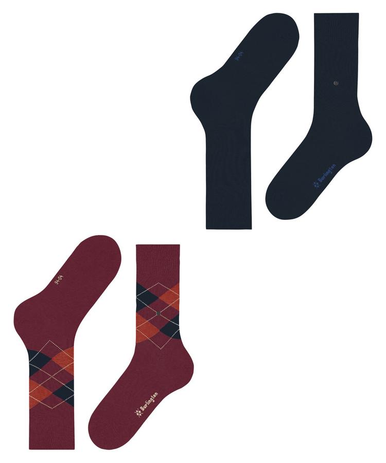Burlington Burlington Everyday Mix SO 2-Pack Socken Herren - purple (8014) - 2 | SportScheck