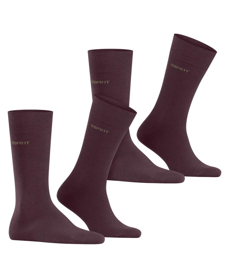 ESPRIT ESPRIT Basic Uni 2-Pack Socken Herren - claret (8375) - 0 | SportScheck