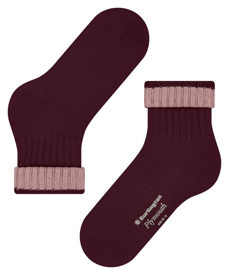 Burlington Burlington Plymouth Socken Damen - claret (8375) - 2 | SportScheck