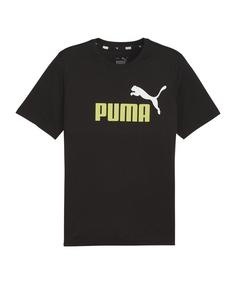 PUMA ESS +2 Col Loto T-Shirt T-Shirt Herren schwarzgruen