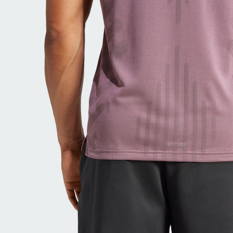 adidas adidas HIIT Airchill Workout T-Shirt Funktionsshirt Herren - Shadow Fig - 0 | SportScheck