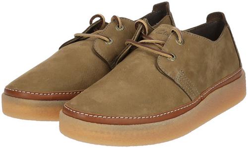 Rückansicht von Clarks Halbschuhe Halbschuhe Herren Beige