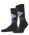 Burlington King Socken Herren - oil mel. (3986)