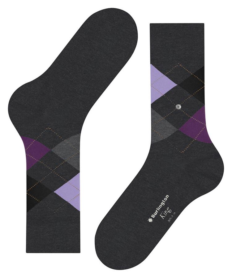 Burlington Burlington King Socken Herren - oil mel. (3986) - 2 | SportScheck