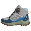 adidas Terrex Ax4r Mid Wanderschuh Winterschuhe Kinder - Grey Two / Reflective Silver / Glow Blue