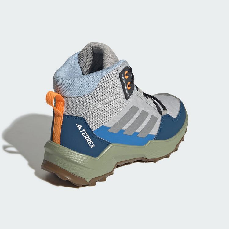 adidas adidas Terrex Ax4r Mid Wanderschuh Winterschuhe Kinder - Grey Two / Reflective Silver / Glow Blue - 4 | SportScheck