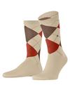 Burlington Rib Court Socken Herren - cream (4010)
