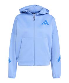 adidas Z.N.E. Kapuzenjacke Damen Sweatjacke Damen blau