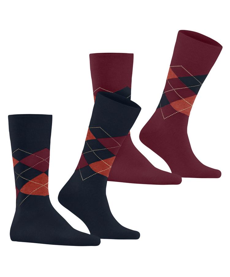 Burlington Burlington Everyday Argyle SO 2-Pack Socken Herren - dark navy (6370) - 0 | SportScheck