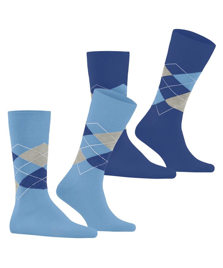 Burlington Burlington Everyday Argyle SO 2-Pack Socken Herren - light blue (6541) - 0 | SportScheck