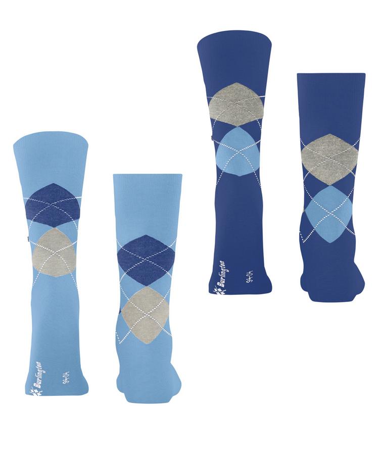 Burlington Burlington Everyday Argyle SO 2-Pack Socken Herren - light blue (6541) - 0 | SportScheck
