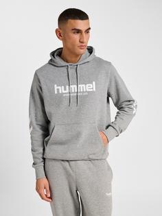 Rückansicht von hummel Hoodie Herren GREY MELANGE