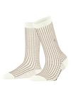Burlington Pepita Socken Damen - off-white (2040)