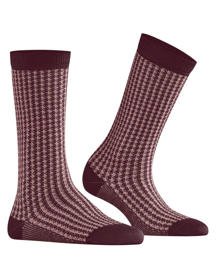 Burlington Burlington Pepita Socken Damen - claret (8435) - 0 | SportScheck