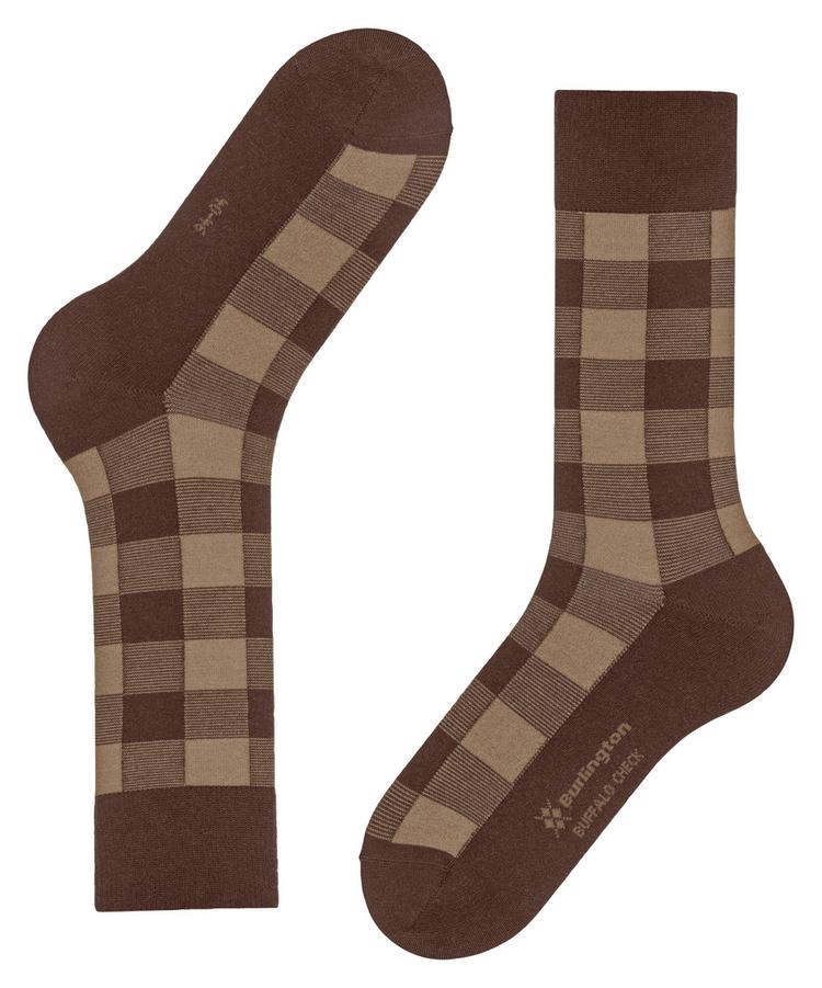 Burlington Burlington Buffalo Check Socken Herren - hazelnut (5250) - 2 | SportScheck