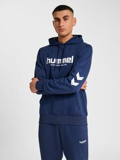 Rückansicht von hummel Hoodie Herren DRESS BLUES