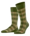 Burlington Buffalo Check Socken Herren - cactus (7684)