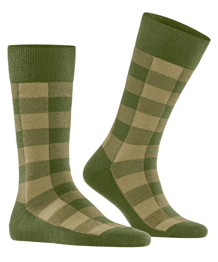 Burlington Burlington Buffalo Check Socken Herren - cactus (7684) - 0 | SportScheck