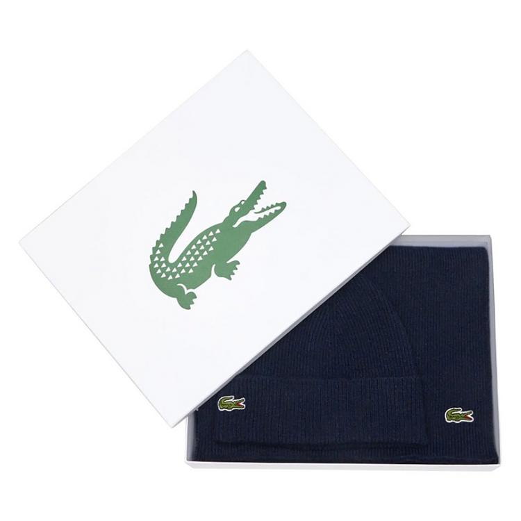 Lacoste Lacoste M&uuml;tze Beanie Herren - Dunkelblau - 1 | SportScheck