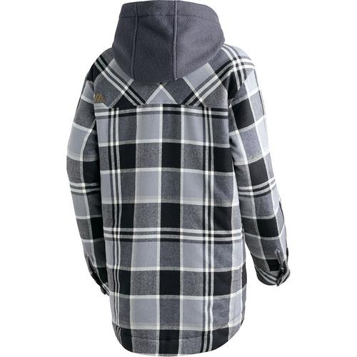 Rückansicht von Maier Sports Camquadri W Funktionsbluse Damen Grau0621