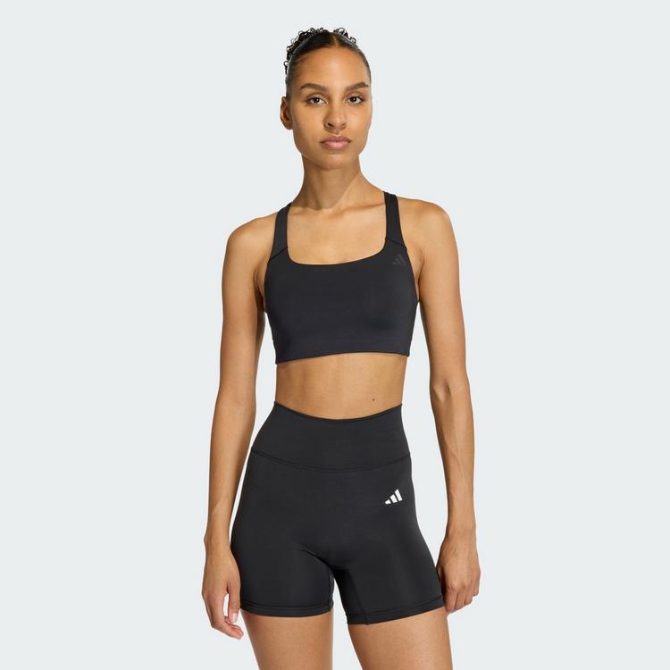 adidas adidas Optime Workout BH, mittlere Belastung BH Damen - Black - 0 | SportScheck