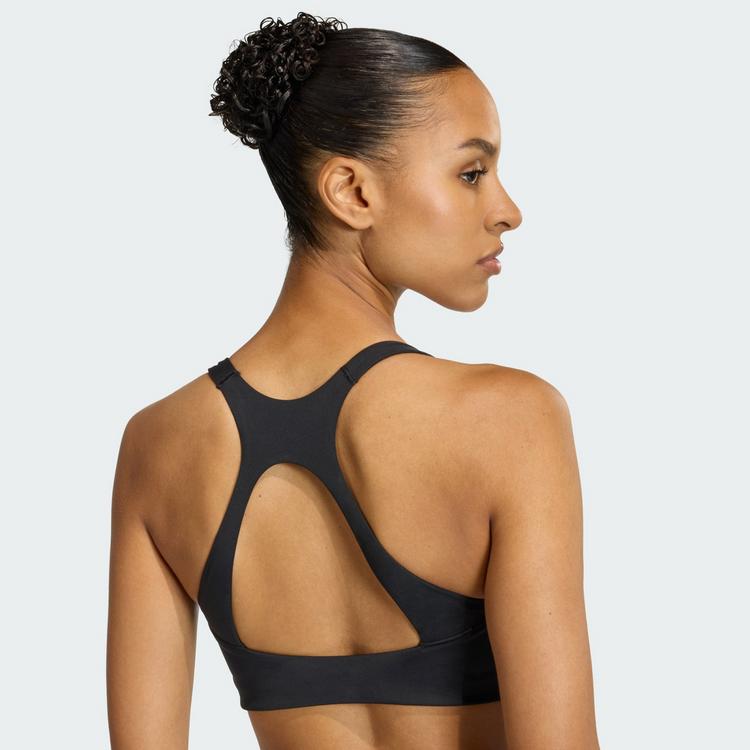 adidas adidas Optime Workout BH, mittlere Belastung BH Damen - Black - 1 | SportScheck