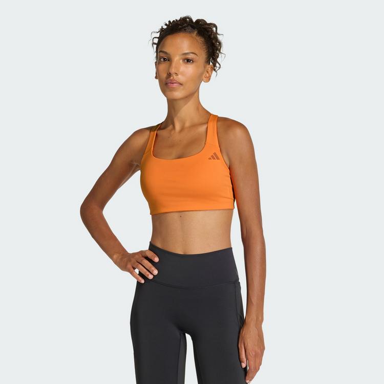 adidas adidas Optime Workout BH, mittlere Belastung BH Damen - Pure Orange - 0 | SportScheck