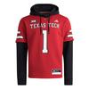 adidas Texas Tech Home Hooded Trikot Hoodie Herren - Team Power Red / Black