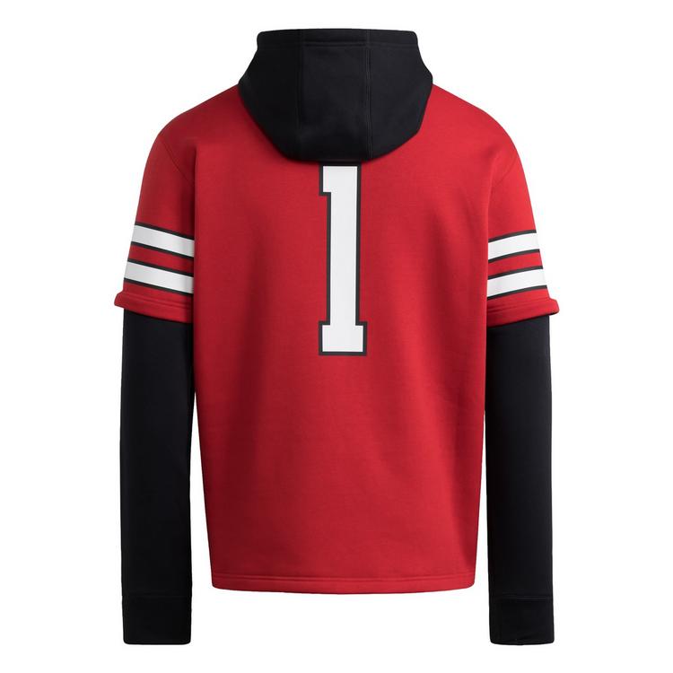 adidas adidas Texas Tech Home Hooded Trikot Hoodie Herren - Team Power Red / Black - 0 | SportScheck