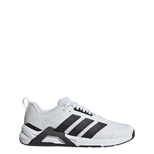 Rückansicht von adidas Dropset Control Trainingsschuh Fitnessschuhe Herren Cloud White / Core Black / Lucid Red