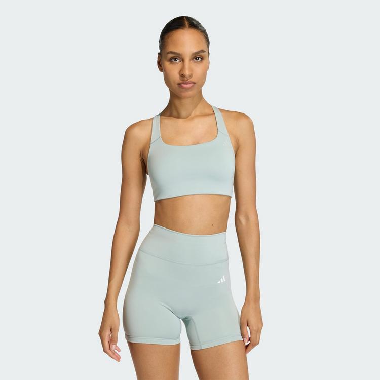 adidas adidas Optime Workout BH, mittlere Belastung BH Damen - Wonder Sage - 0 | SportScheck