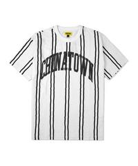 Market Uv Striped F1201 T-Shirt Wei&szlig; T-Shirt Herren - weiss