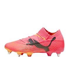 PUMA FUTURE 7 Ultimate MxSG Lights Out Fu&szlig;ballschuhe rosaschwarzorange