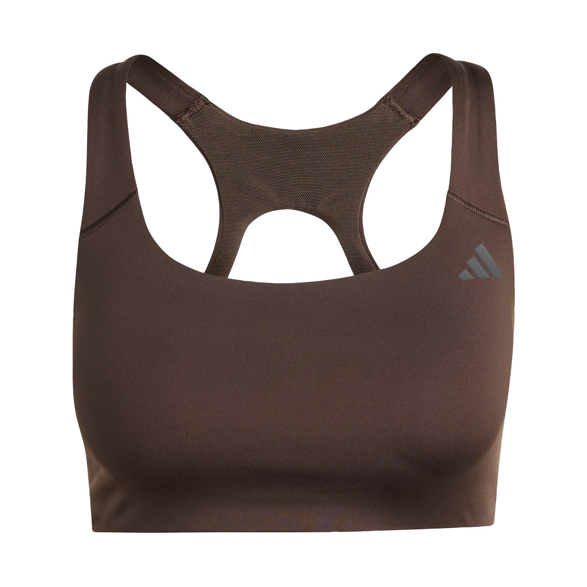adidas Optime Workout BH, mittlere Belastung BH Damen - Aurora Coffee