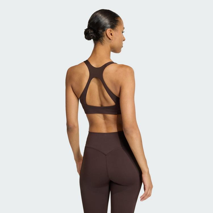 adidas adidas Optime Workout BH, mittlere Belastung BH Damen - Aurora Coffee - 1 | SportScheck