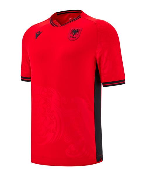 macron Albanien Trikot Home 2025 Trikot Herren