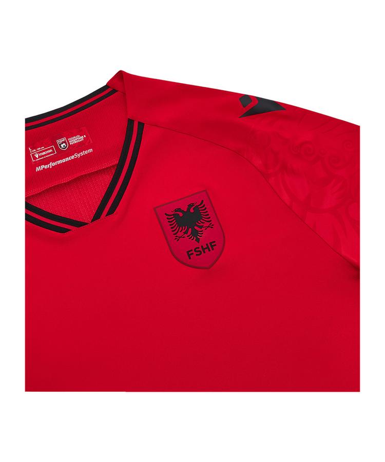 macron macron Albanien Trikot Home 2025 Trikot Herren - rot - 0 | SportScheck