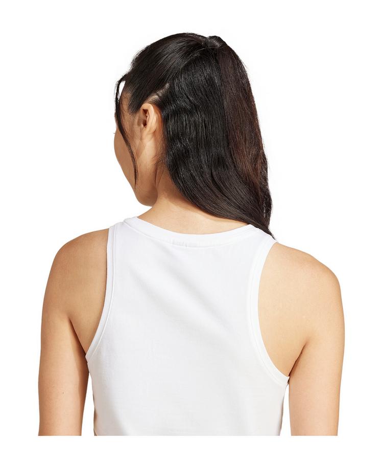 adidas adidas Essentials Linear Tanktop Damen Wei&szlig; Laufshirt Damen - weissschwarz - 3 | SportScheck
