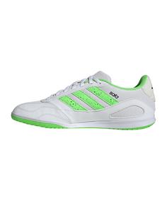 Rückansicht von adidas Super Sala Competition III IN Weiß Fußballschuhe weiss