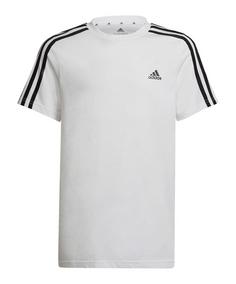 adidas 3S Essentials T-Shirt Kids Laufshirt Kinder weissschwarz