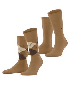 Burlington Everyday Mix SO 2-Pack Freizeitsocken Herren brown sugar (5152)